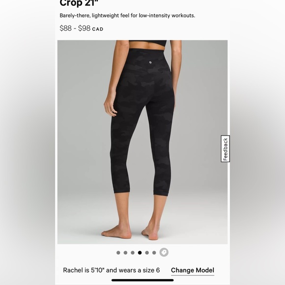 lululemon athletica Pants - Black and grey camo Lululemon align leggings